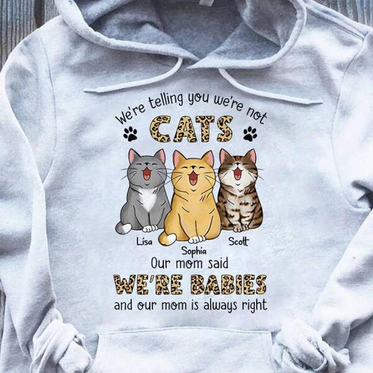 Funny Furry Babies Meowing Personalized T-Shirt TS-PT649