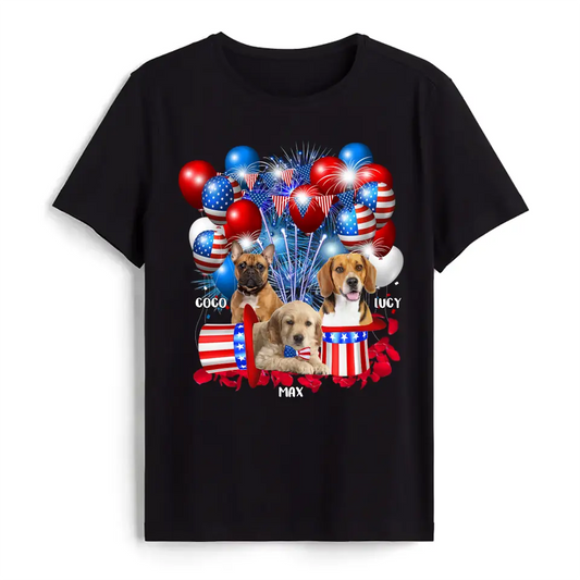 Limited Edition Dog 4th Of July - Personalized T-Shirt, 4th Of July Dog