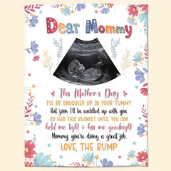 Personalized Blanket - Gift For Mom - Mommy, You Are Doing Great