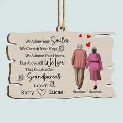 You Are Our Grandparent - Personalized Custom Wood Ornament - Christmas Gift For Family Members, Grandma, Grandpa