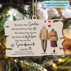 You Are Our Grandparent - Personalized Custom Wood Ornament - Christmas Gift For Family Members, Grandma, Grandpa