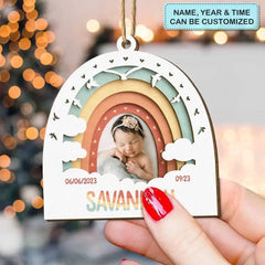 I Love You My Baby - Personalized Custom Wood Ornament - Christmas Gift For Family Members, Family