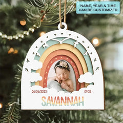 I Love You My Baby - Personalized Custom Wood Ornament - Christmas Gift For Family Members, Family