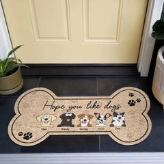 WIPE YOU PAWS - PERSONALIZED CUSTOM SHAPE DOORMAT