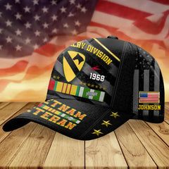 Custom Personalized Vietnam Veteran Cap - Birthday/Father's Day Gift For Veteran