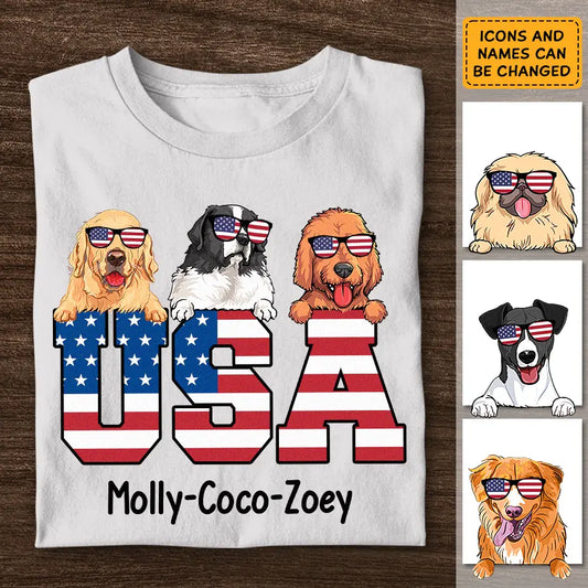 USA - Personalized T-Shirt - 4th July TS - PT3857
