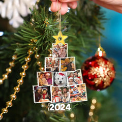 Custom Family Photo - Gift For Family - Personalized Custom Shaped Acrylic Ornament