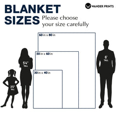 Couple Chibi Snuggle Blanket You're The Only One - Gift For Couple - Personalized Custom Fleece Blanket