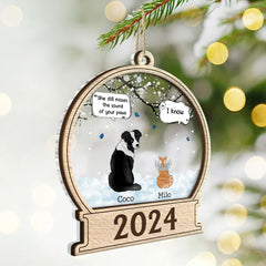 They Still Talk About You Memorial - Personalized 2-Layered Mix Ornament