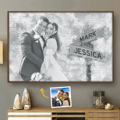 Custom Photo I Need You Because I Love You - Couple Personalized Custom Horizontal Poster - Gift For Husband Wife, Anniversary