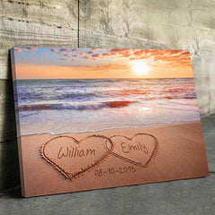 You Are My Everything - Couple Personalized Custom Horizontal Canvas - Gift For Husband Wife, Anniversary