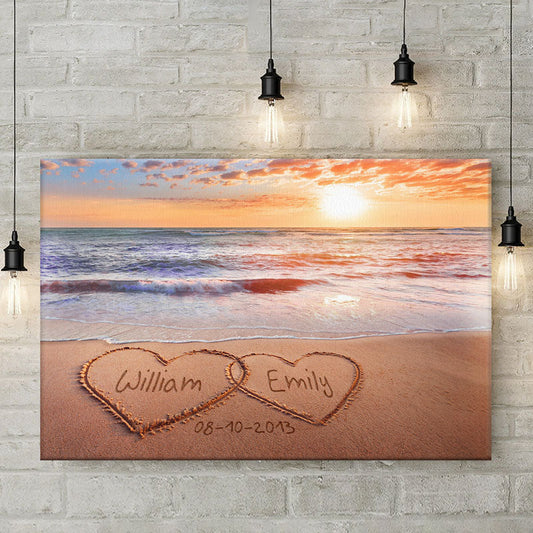 You Are My Everything - Couple Personalized Custom Horizontal Canvas - Gift For Husband Wife, Anniversary