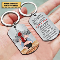 Custom Personalized Couple Stainless Steel Keychain - Gift Idea For Couple/Valentine's Day - I Need You Tonight