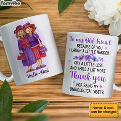 Personalized Old Friend Smile A Lot More Mug OB253 36O34