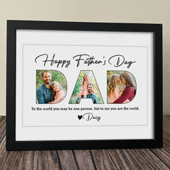 Upload Photo Happy Father's Day, Family Picture Poster TA29 889061