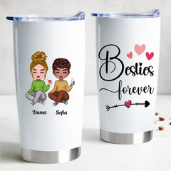 20oz Friends - Besties Forever - Personalized Tumbler