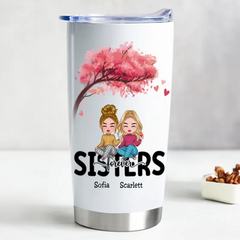 20oz Sisters - Sisters Forever - Personalized Tumbler